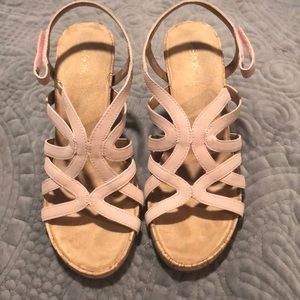 Pink wedges super comfy!